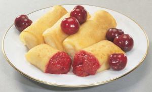 Old Fashioned Kitchen Lacy Leaf Cheese Blintz, 2.25 Ounce - 144 per case.