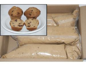 General Mills Pillsbury Tubeset Cappuccino Chocolate Chunk Muffin Batter, 3 Pound - 6 per case.