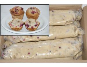 General Mills Pillsbury Tubeset Cranberry Nut Muffin Batter, 3 P