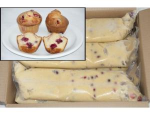 Pillsbury TubeSet Frozen Muffin Batter Cranberry Orange 3lb, 6ct