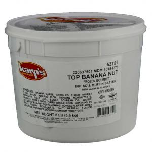 Baker And Baker Karps Scoop N Bake Top Banana Nut Muffin Batter (8 lbs, 2 Pails)