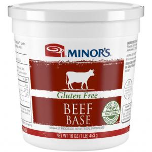 Nestle Minors All Natural Gluten Free Beef Base (1 lbs, 6 Per Case)