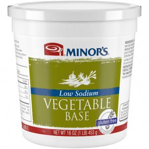 Nestle Minors Low Sodium No Added MSG Vegetable Base, 1 Pound - 6 per case.