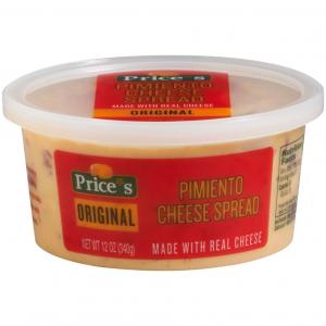 Prices Original Pimiento Cheese Spread, 12 Ounce Cup -- 12 per c