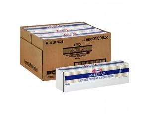 Kraft American White Cheese Loaf, 80 Ounce - 6 per case.