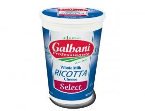 Sorrento Whole Milk Select Ricotta Cheese (3 Lbs, 6 Per Case)