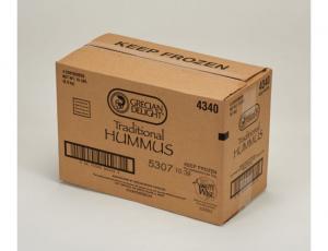 Grecian Delight Traditional Hummus, 0.5 Gallon - 4 per case.
