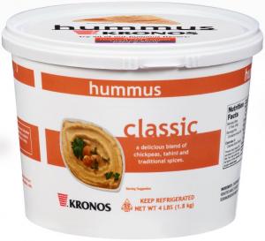 Krono Classic Hummus, 4 Pound - 2 per case.