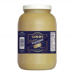 Golds Delicatessen Style Mustard, 1 Gallon - 4 per case.