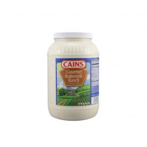 Cains Gourmet Buttermilk Ranch Dressing, Plastic Jar (1 Gallon, 4 Per Case)