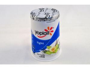 Yoplait Light Very Vanilla Yogurt, 6 Ounce - 12 per case.