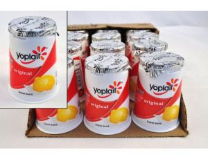 Yoplait Original Lemon Burst Yogurt, 6 Ounce - 12 per case.