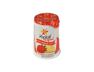 Yoplait Original Strawberry Banana Yogurt, 6 Ounce - 12 per case.