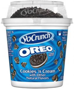 Yopa Yocrunch Vanilla Yogurt with Oreo Cookies N Cream, 6 Ounce