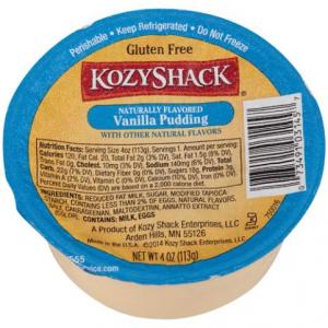 Kozy Shack Vanilla Pudding, 4 Ounce48 per case.