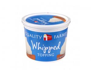 Quality Farms Ready to Use Whipped Topping Bowl, 16 Ounce -- 12