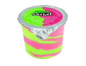 Luigis Strawberry Kiwi Swirl Sorbet Cup, 4.4 Fluid Ounce -- 96 p