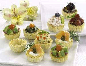 Delicior Mini Fillo Cups, 25 count per pack - 4 per case.