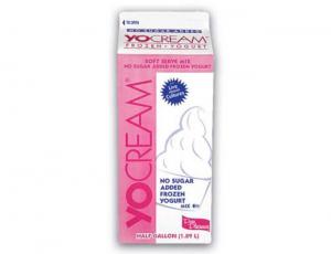 Yocream No Sugar Added Chocolate Soft Serve Yogurt Mix (0.5 Gallon, Pack Of 6)