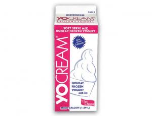 Yocream Premium New York Cheesecake Frozen Nonfat Soft Serve Yogurt Mix, 6 x 64 oz Case
