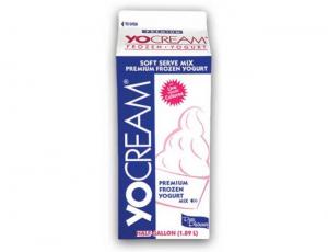 Yocream Yogurt Mix, Salted Caramel Corn Low-Fat Soft Serve (64 Oz, 6 Per Case)