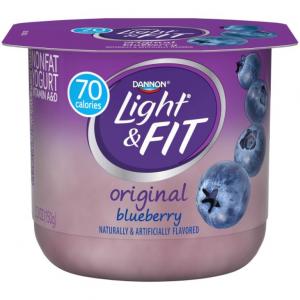 Light & Fit Blueberry Yogurt, Frozen Packed Yogurt (5.3 Oz, 12 Per Case)