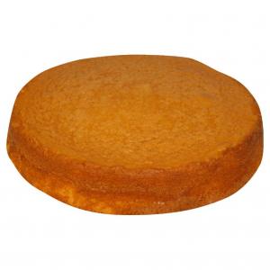 HC Brill Uniced White Layer Cake, 8 inch - 24 per case.