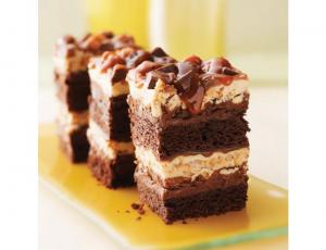 Sweet Street Chocolate Peanut Butter Cake Stack, 8 Slice (2.63 Lbs, 8 Per Case)