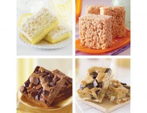 Sweet Street Dessert Bar Variety (Marshmallow Square, Chocolate Chunk Brownie, Toffee Crunch Blondie, Lemon Bar), 1 x 6