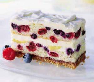 Sweet Street Raspberry & Blueberry Dessert Bar, 8 Slice (2.81 lbs, 8 Per Case)
