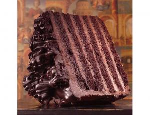 Sweet Street 10 Inch Big 6 Layer Iced Chocolate Cake, 12 Slices per Cake, 2 x 8.3 lb Case