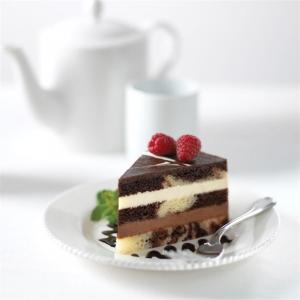 The Original Cakerie 12" x 16" Super Size Tuxedo Truffle Mousse Cake, 24-Cut, 2 x 185 oz Case