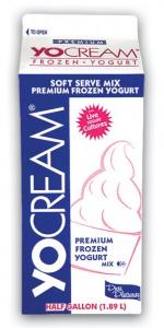 Yocream Gelato Mix, Hazelnut Flavored Serve (64 OZ, 6 Per Case)