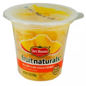 Fruit Naturals Peach Chunk, 7 Ounce - 12 per case.
