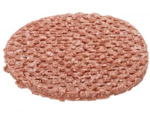 Double Red Provisions 80/20 Ground Beef Patty, 6 Ounce - 27 per case.