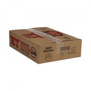 Holten 75/25 FrOZen Beef Patty, Char-Grilled Appearance (5.33 OZ, 30 Per Case)