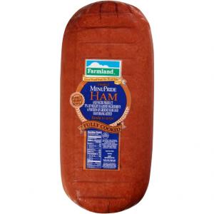 Farmland Bronze Medal Menu Pride Flat Smoked Buffet Ham and Water, 9/11 Piece - 2 per case.
