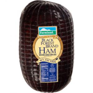 Farmland Water Added Black Forest Premium Deli Ham, 9/11 Piece - 2 per case.