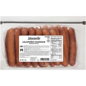 Johnsonville Jalapeno and Cheddar Sausage, 80 Ounce - 2 per case.