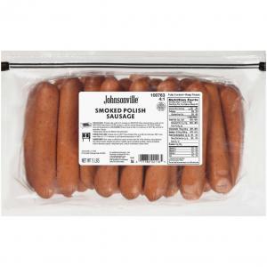 Johnsonville Skinless Polish Sausage, 5 Pound - 2 per case.