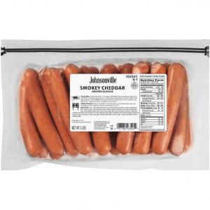 Johnsonville Skinless Smokey Cheddar Sausage, 80 Ounce -- 2 per