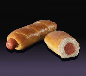 Nathans Fully Cooked Famous Beef Pretzel Hot Dog (101 lbs, 42 Per Case)