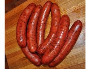 Syracuse Hickory Smoked Sausage Link, 10 Pound - 1 each.
