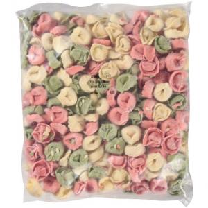 Josephs Gourmet Pasta Tri Color Cheese Tortellini, 12.04 Pound - 9 per case.