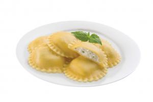 Seviroli Foods Large Round 4 Cheese Ravioli Pasta, 5 Pound - 2 per case.