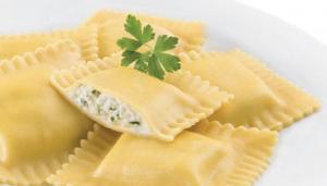 Seviroli Foods Large Square Cheese Ravioli Pasta, 5 Pound Bag - 2 per case.