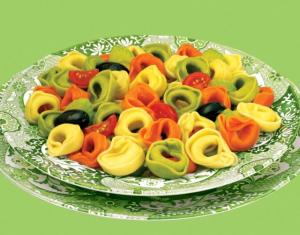 Seviroli Foods Tri-Color Low Cholestrol Tortellini Pasta (5 Pound, 2 Per Case)