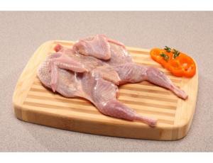 Manchester Farms Split Marinated Quail Breast - 24 per case.