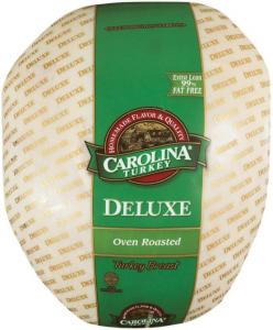 Carolina Deluxe Oven Roasted Skinless Turkey Breast, 9.5 Pound - 2 per case.