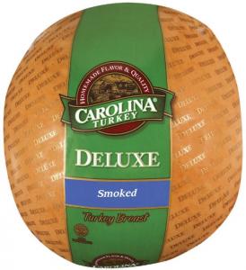 Carolina Deluxe Smoked Skinless Turkey Breast (9.5 lbs, 2 Per Case)